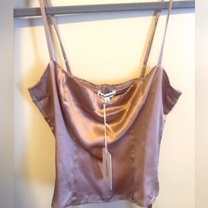 NWT Reformation Overland Silk Top - Serenade - Size 4